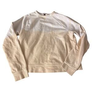 Universal Thread Cream and Tan/Pink Ombre Tie Dye Sweater